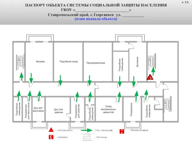 ПАСПОРТ ОБЪЕКТА СИСТЕМЫ СОЦИАЛЬНОЙ ЗАЩИТЫ НАСЕЛЕНИЯ ГКОУ «___________________________» Ставропольский край, г.