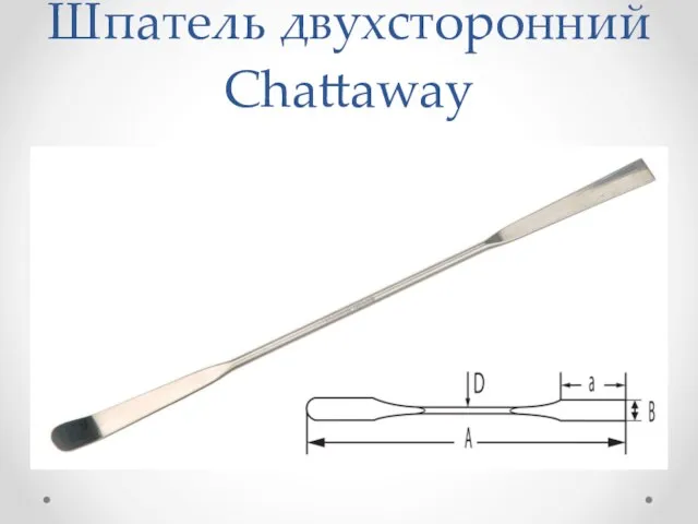 Шпатель двухсторонний Chattaway