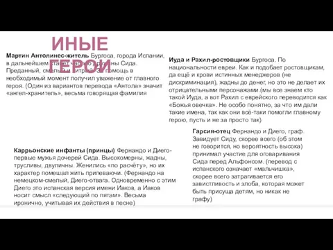 Мартин Антолинес-житель Бургоса, города Испании, в дальнейшем станет частью дружины Сида.