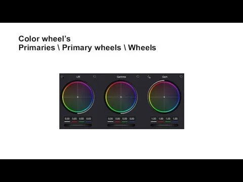 Color wheel’s Primaries \ Primary wheels \ Wheels