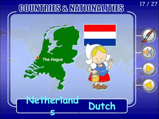 17 / 27 Netherlands Dutch