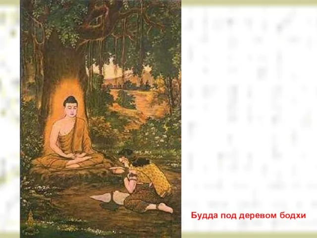Будда под деревом бодхи
