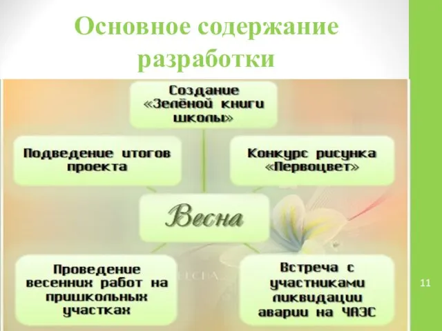 Основное содержание разработки