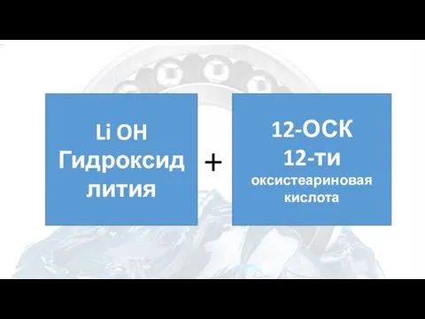 Li OH Гидроксид лития + 12-ОСК 12-ти оксистеариновая кислота