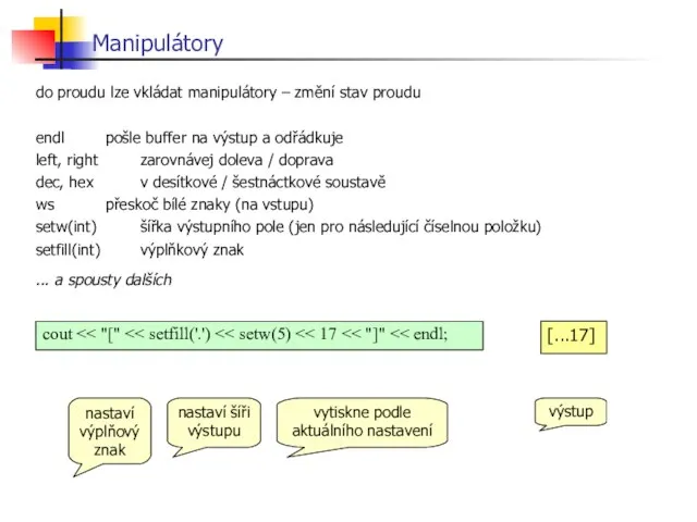 Manipulátory