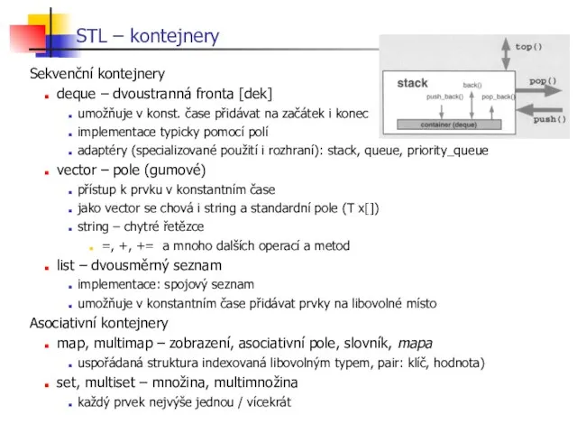 STL – kontejnery