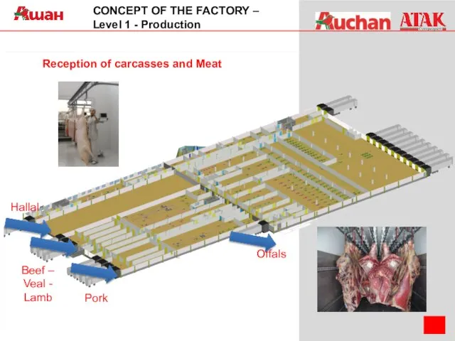 CONCEPT OF THE FACTORY – Level 1 - Production Reception of
