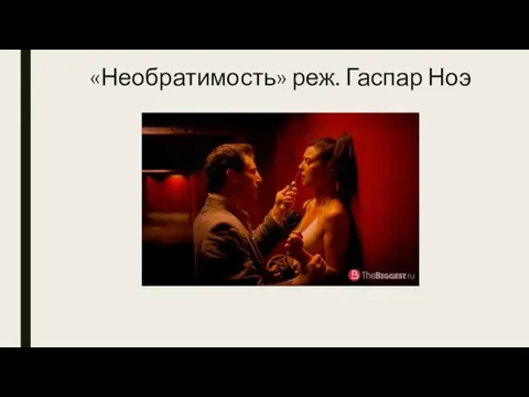 «Необратимость» реж. Гаспар Ноэ