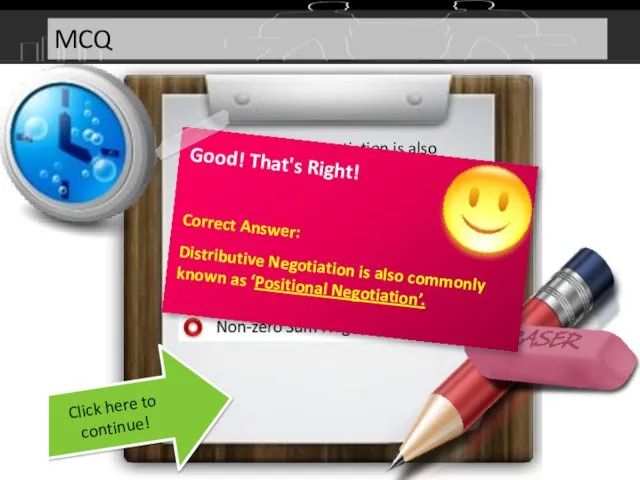 Q. Distributive Negotiation is also commonly known as ___________. Click here to continue!