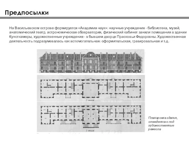 На Васильевском острове формируется «Академия наук»: научные учреждения - библиотека, музей,