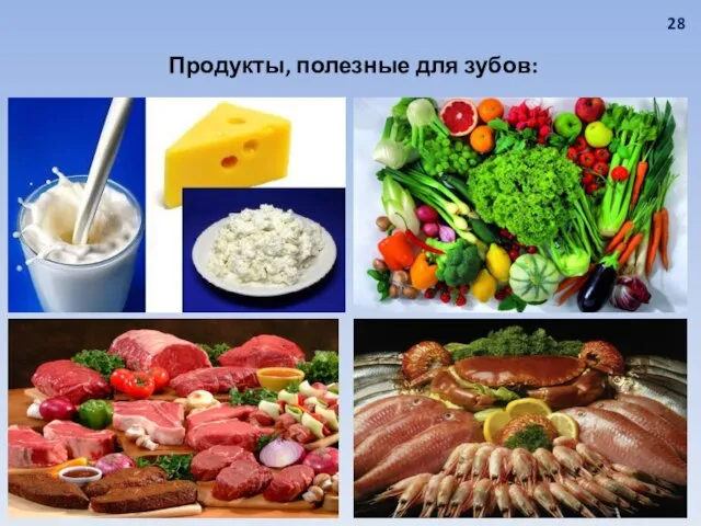 Продукты, полезные для зубов: 28