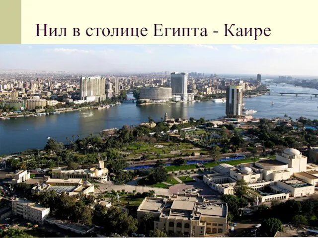 Нил в столице Египта - Каире