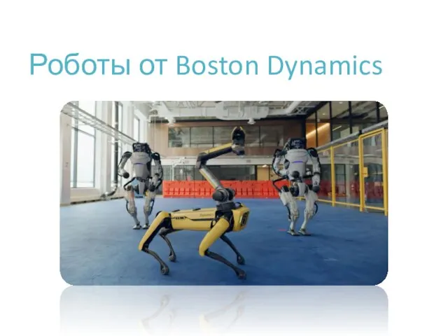 Роботы от Boston Dynamics