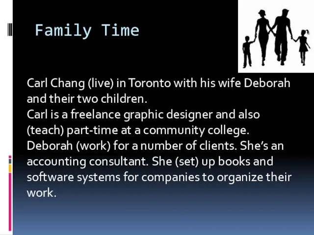 Family Time Carl Chang (live) in Toronto with his wife Deborah