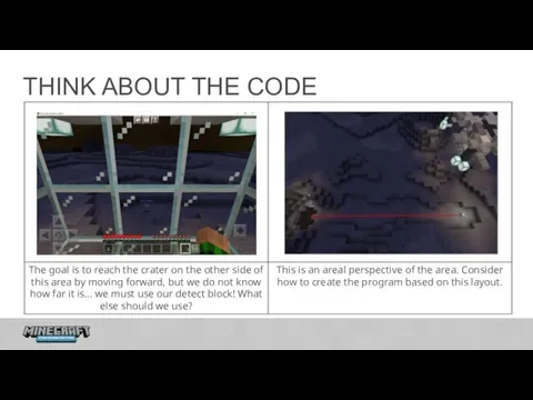 THINK ABOUT THE CODE