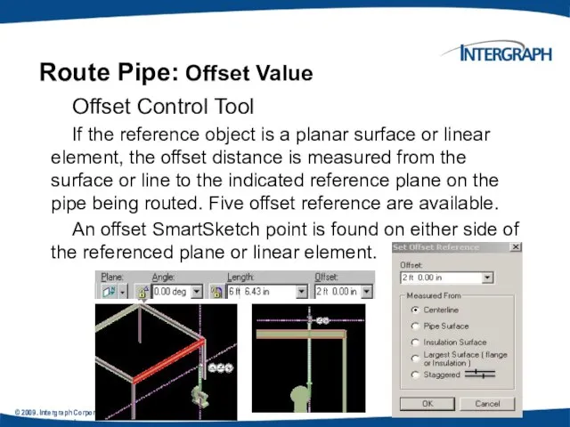 © 2009. Intergraph Corporation. All Rights Reserved. All Rights Reserved. Offset