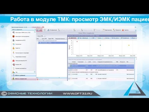 Работа в модуле ТМК: просмотр ЭМК/ИЭМК пациента