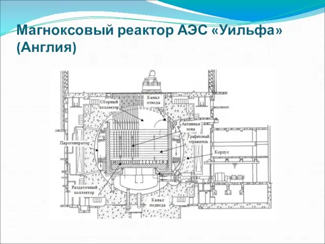 Магноксовый реактор АЭС «Уильфа» (Англия)