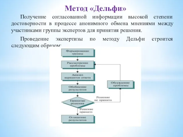 Получение согласованной информации высокой степени достоверности в процессе анонимного обмена мнениями