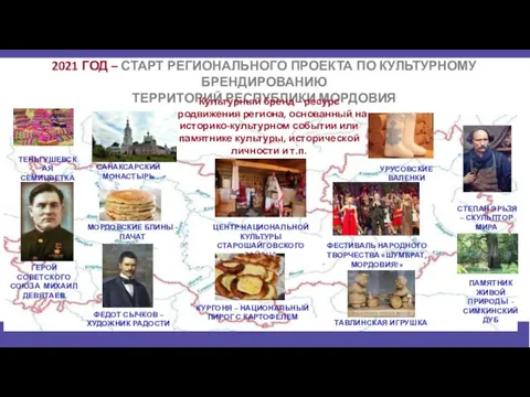 2021 ГОД – СТАРТ РЕГИОНАЛЬНОГО ПРОЕКТА ПО КУЛЬТУРНОМУ БРЕНДИРОВАНИЮ ТЕРРИТОРИЙ РЕСПУБЛИКИ