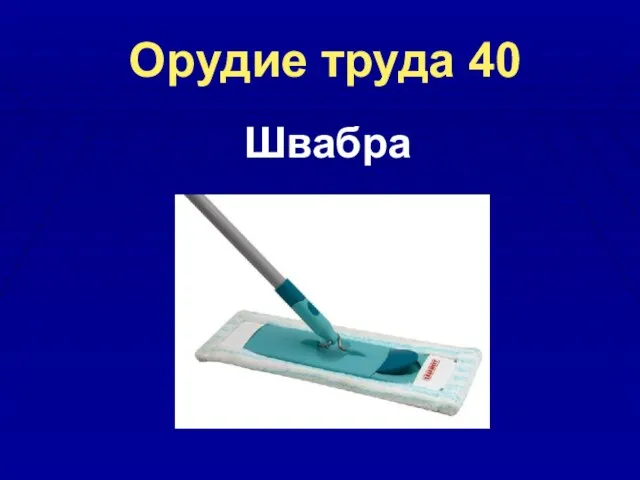 Орудие труда 40 Швабра