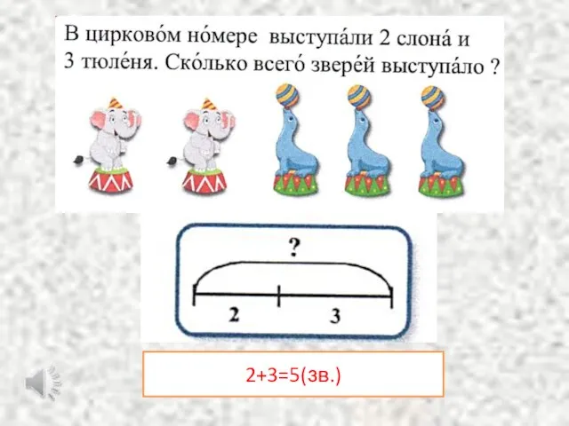 2+3=5(зв.)