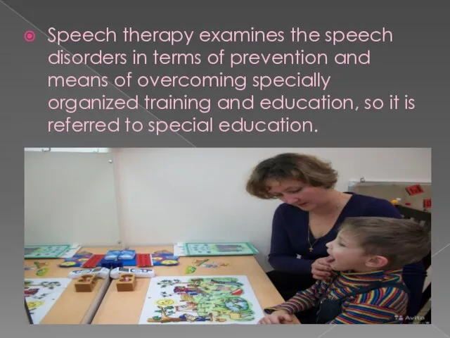 Speech therapy examines the speech disorders in terms of prevention and
