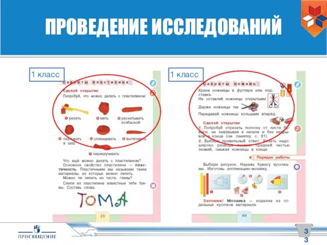 ПРОВЕДЕНИЕ ИССЛЕДОВАНИЙ 1 класс 1 класс