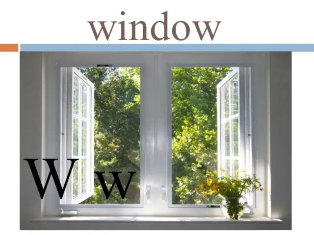 window W w