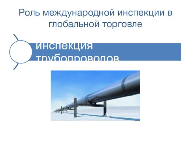 Роль международной инспекции в глобальной торговле