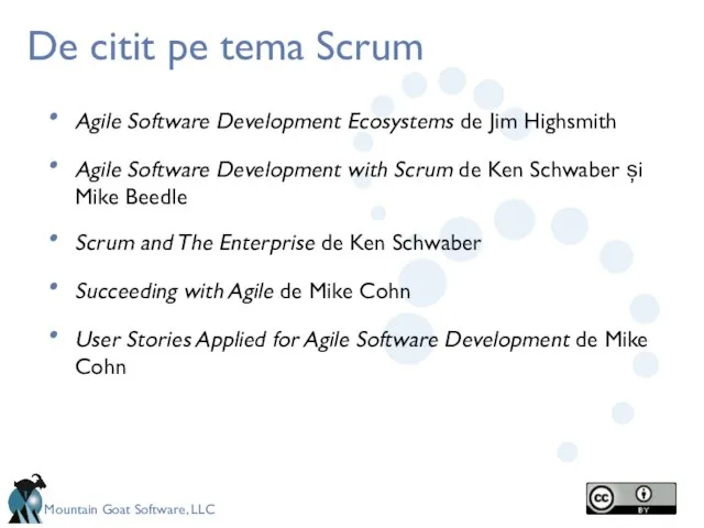 De citit pe tema Scrum Agile Software Development Ecosystems de Jim