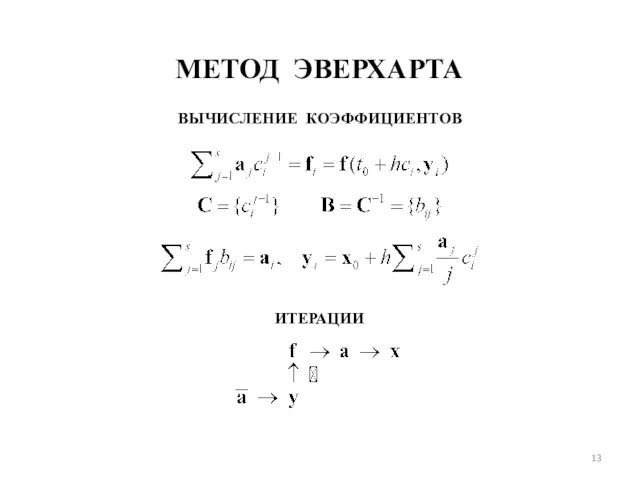 МЕТОД ЭВЕРХАРТА