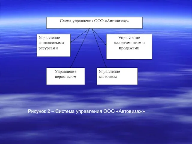 Рисунок 2 – Система управления ООО «Автовизаж»