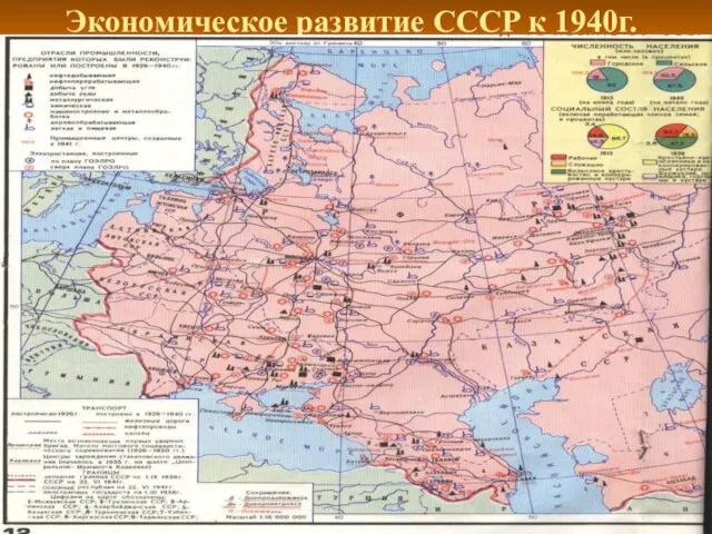Экономическое развитие СССР к 1940г.