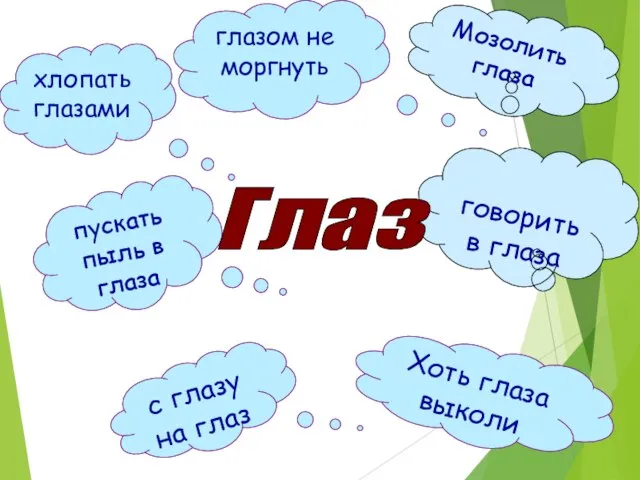 говорить в глаза Мозолить глаза глазом не моргнуть хлопать глазами пускать