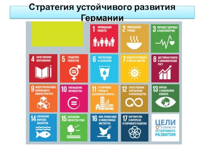 Стратегия устойчивого развития Германии