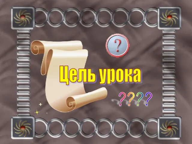 ???? Цель урока