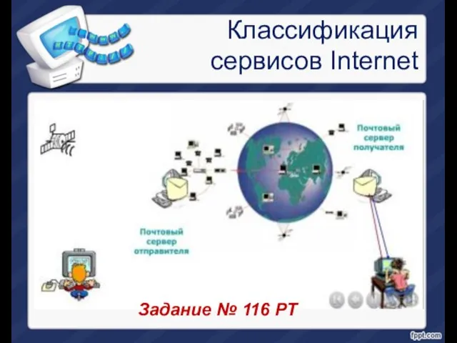 Классификация сервисов Internet 3) Отложенного чтения – основным признаком служит то,