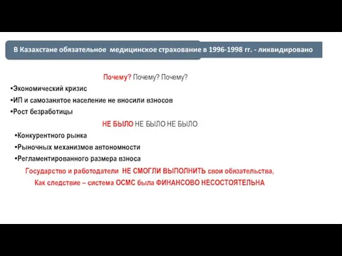 Почему? Почему? Почему? Экономический кризис ИП и самозанятое население не вносили