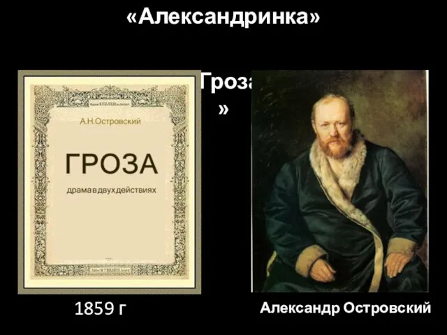 «Гроза» 1859 г Александр Островский