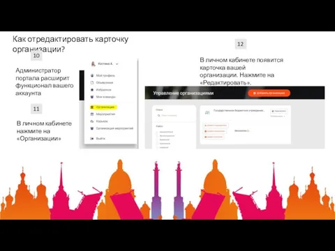 Как отредактировать карточку организации? 10 Администратор портала расширит функционал вашего аккаунта