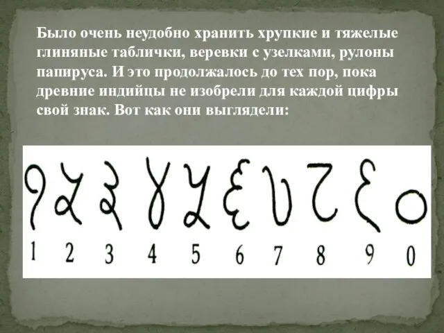 Было очень неудобно хранить хрупкие и тяжелые глиняные таблички, веревки с