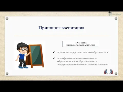 проявление природных задатков обучающегося; психофизиологические возможности обучающегося и их обусловленность информационными