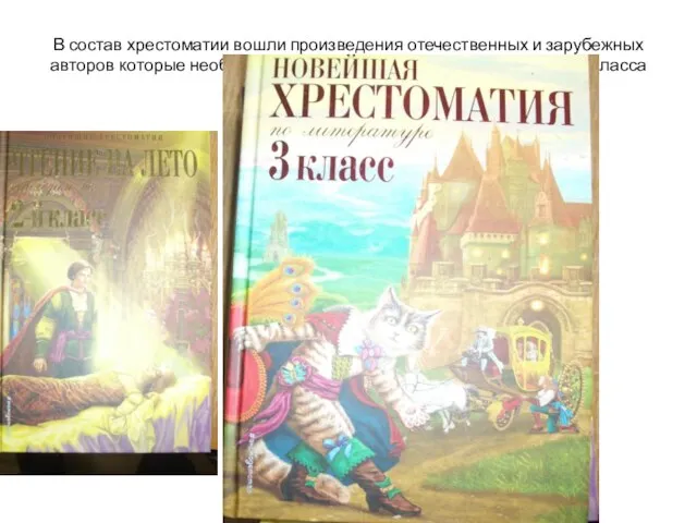 В состав хрестоматии вошли произведения отечественных и зарубежных авторов которые необходимо