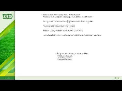 3 | 12 kubsau.ru Результат кадастровых работ Межевой план Акт обследования