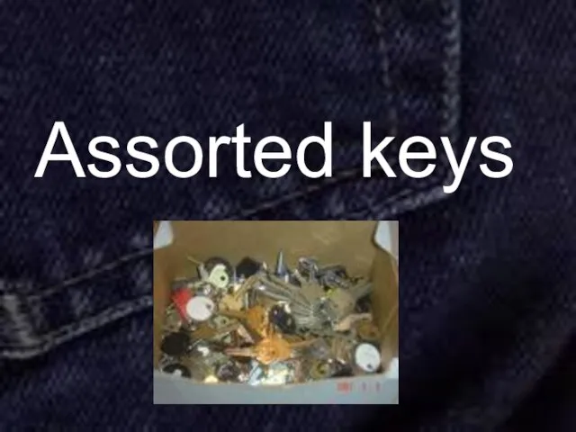 Assorted keys