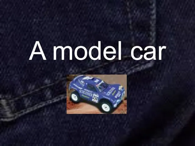 A model car