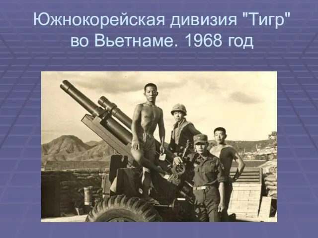 Южнокорейская дивизия "Тигр" во Вьетнаме. 1968 год