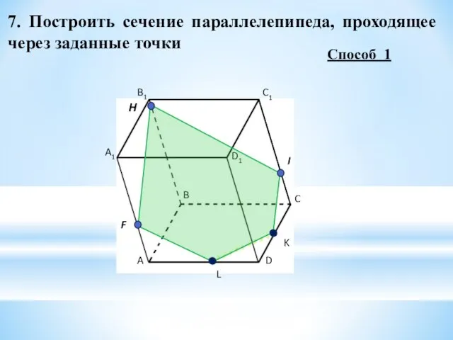 A A1 B1 C D C1 D1 B Н I F