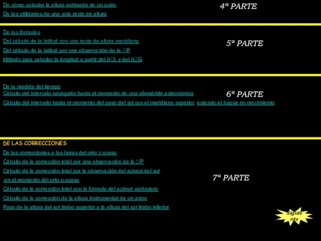 De cómo calcular la altura estimada de un astro De las